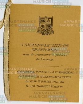 Comment la cité de Grand'Mere tente de solutionner le problème du Chomage
