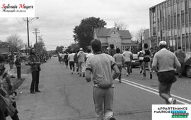 Coureurs en action