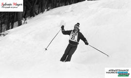 Skieur en action