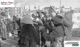 Personnes manifestant