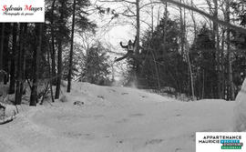 Skieur en action