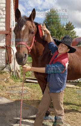 Garçon avec un cheval