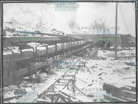 The Three completed penstocks.