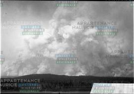Gros nuages de fumée