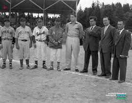 001 - Groupe de joueurs de baseball