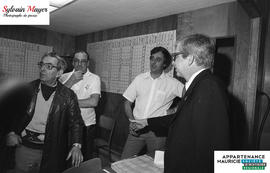 Jacques Buisson lors des élections