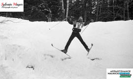 Skieur en action