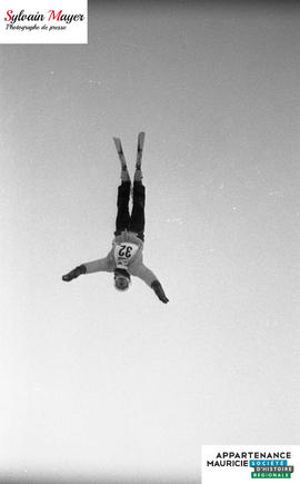 Skieur en action