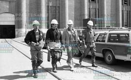 Hommes marchant