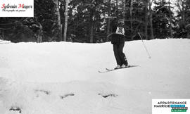 Skieur en action