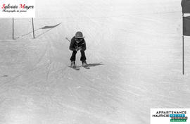 Skieur en action