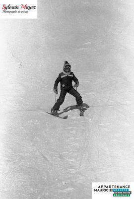 Skieur en action