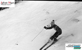 Skieur en action