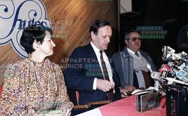 Aline et Jean Chrétien et Claude Lacoursière