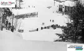 Skieur en action