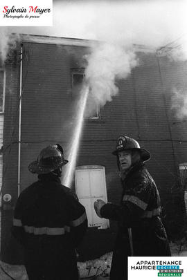 Pompiers en action