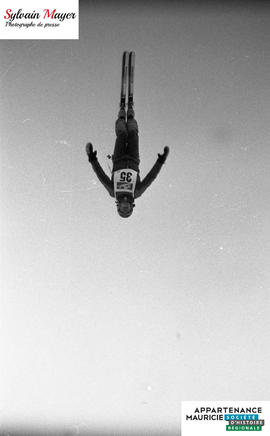 Skieur en action