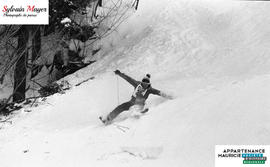 Skieur en action