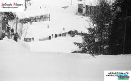 Skieur en action