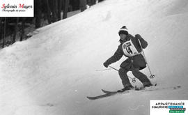 Skieur en action