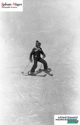 Skieur en action