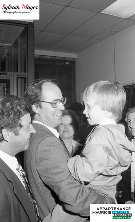 Yves Duhaime et un enfant