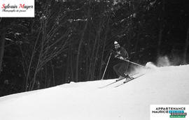 Skieur en action