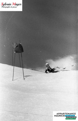 Skieur en action