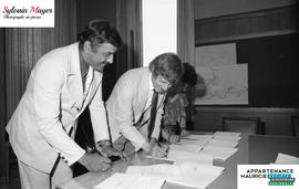 Signature convention de la police de Shawinigan