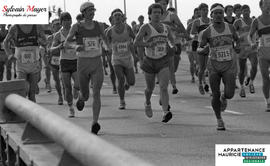 Coureurs en action