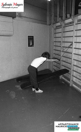 Personne faisant de l'exercice