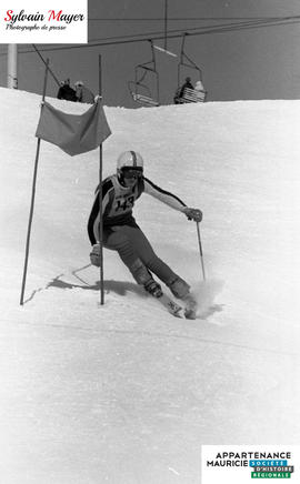 Skieur en action