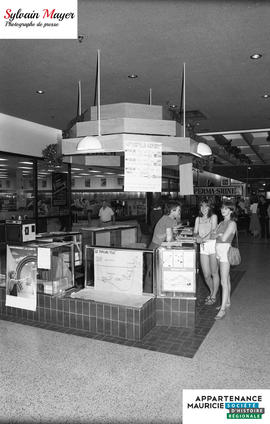 Kiosque centre commercial
