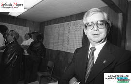 Jacques Buisson lors des élections