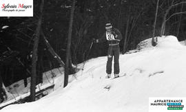 Skieur en action