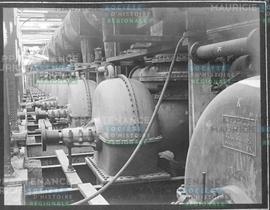 Water-wheels in the paper-mill.