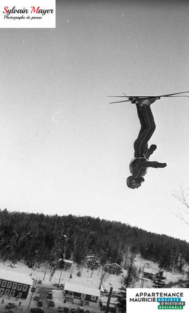 Skieur en action