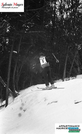 Skieur en action