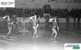 Patineuses artistiques en action