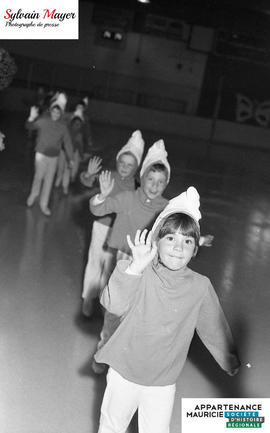 Patineuses artistiques en action