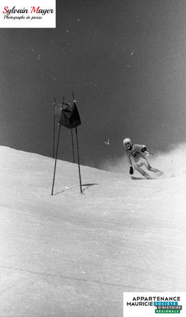 Skieur en action