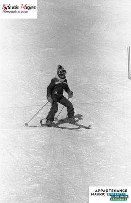 Skieur en action
