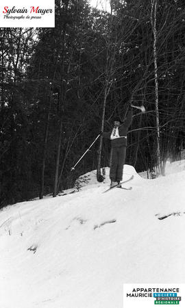 Skieur en action