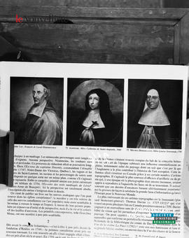 007 - Portraits de Francois de Laval et des Mères de Saint-Augustin et Soumande