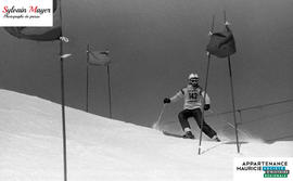 Skieur en action