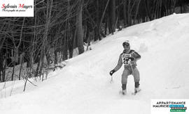 Skieur en action