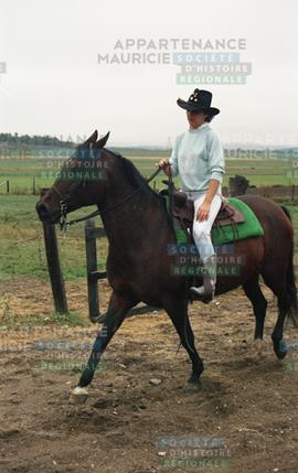 Johanne Laframboise en selle