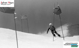 Skieur en action