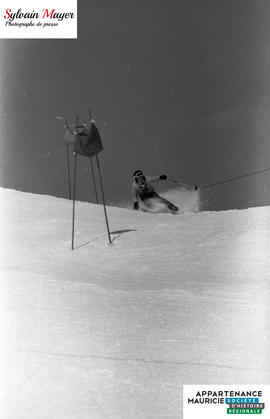 Skieur en action