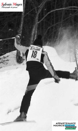 Skieur en action